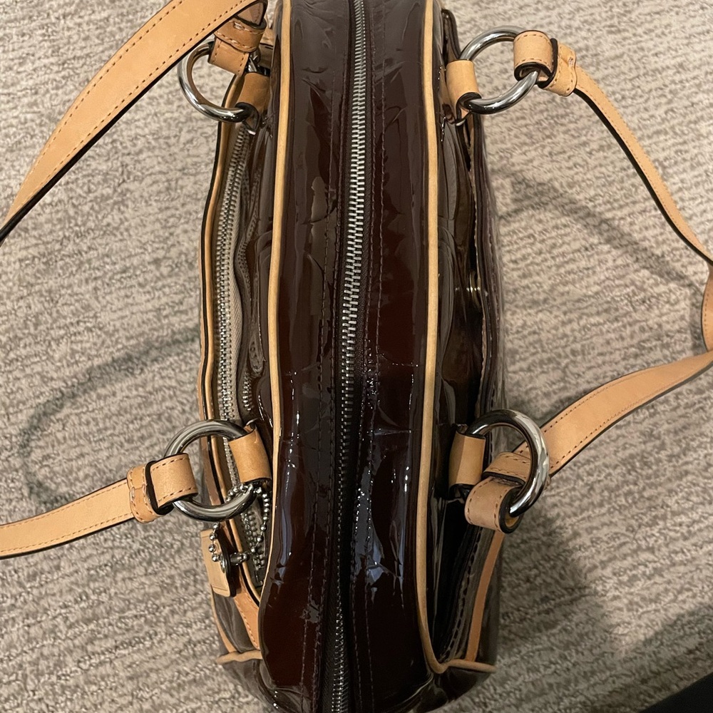 Coach Patent Satchel - Picture 3 of 6